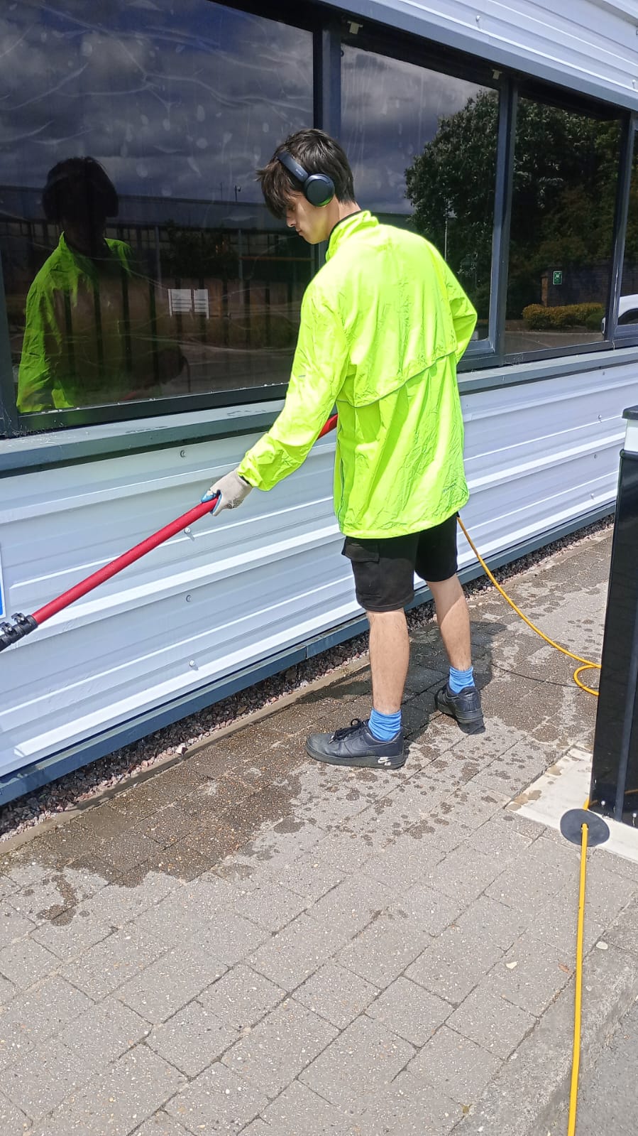Commercial window cleaning by WCS Window Cleaning